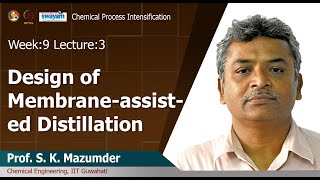 Lec 28 : Design of membrane-assisted distillation