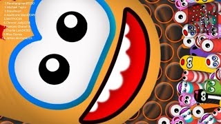 🐍WormsZone.io | Rắn Săn Mồi #83 vùng giun đất |Games of earthworms-trò Chơi Con Rắn |Wahono Chanel15