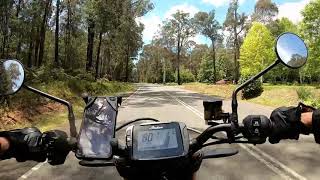 Riding my Indian FTR 1200 s around the Kinglake area