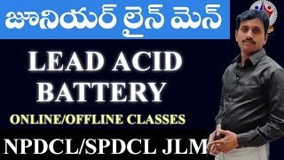 TGNPDCL/SPDCL notification information || Topic: Lead acid batteries || call 6309398306