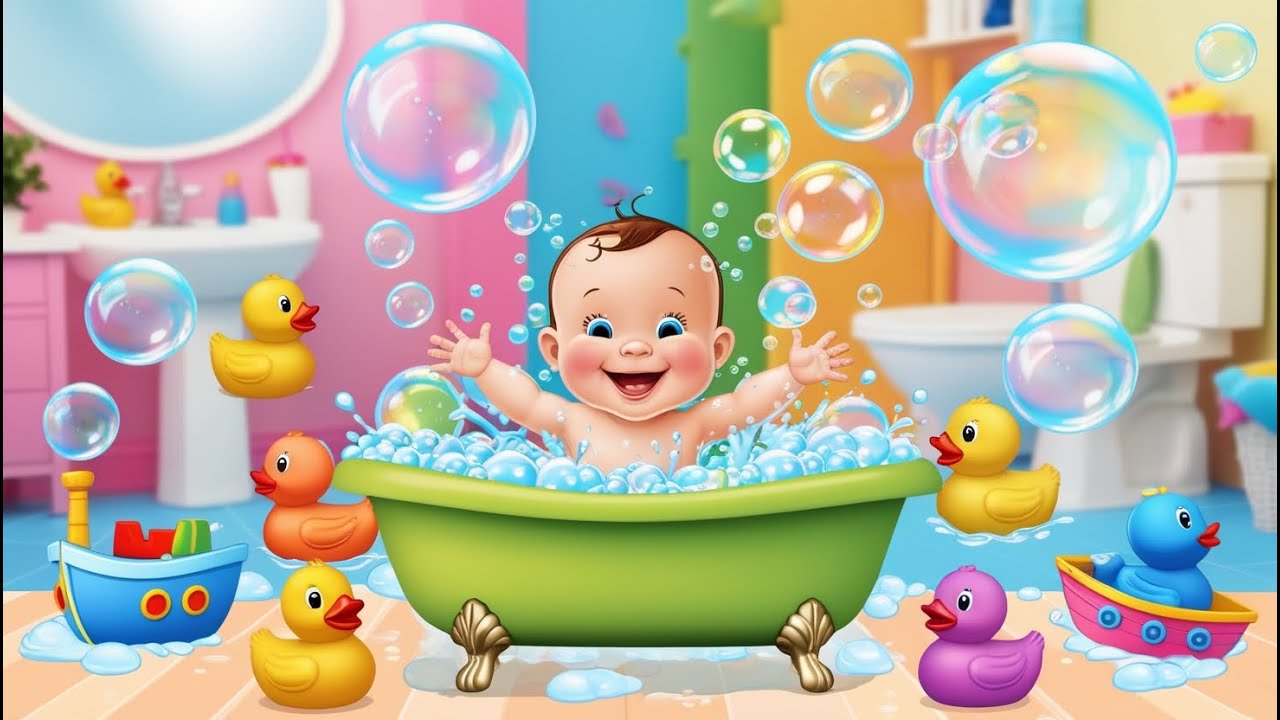 Bath Song Nursery Rhymes Kids Songs Youtube