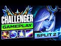 S14 Challenger Lux Gameplay #4 - Season 14 Split 2 SoloQue - Lux Builds & Runes