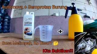 Shampoo Touchless | Aplikasi Automova Power Foam tanpa jet cleaner busa melimpah #automova