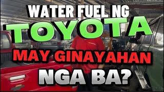 WATER FUEL NG TOYOTA MAY GINAYAHAN BA?