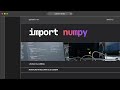 NumPy for Linear Algebra in Python 