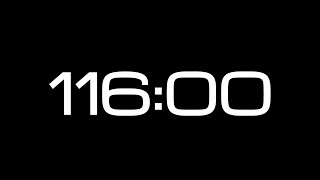 116 Minute Countdown Timer / NO SOUND