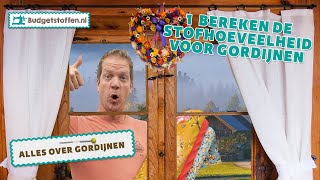 Zo bereken je de stofhoeveelheid voor gordijnen | Zelf gordijnen maken| Budgetstoffen