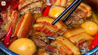 Thịt Kho Tàu ( Kho Trứng ) | Giữ Vị Thịt Nguyên Bản, Mềm Rệu, Nước Kho Trong
