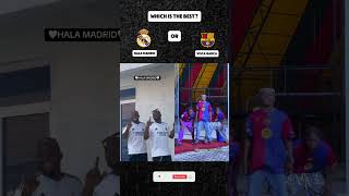 VISCA BARÇA Vs HALA MADRID ||Prt. 15  #shorts #dance #music  #halamadrid #viscabarça #laliga