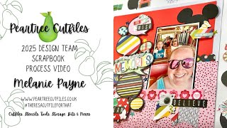 Scrapbook Layout Process Video//Peartree Cutfile DT//Pearscription//Disney Layout