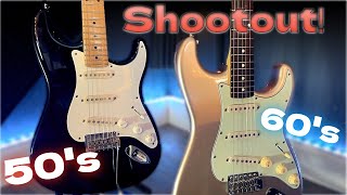 50s vs 60s Fender Stratocaster Shootout!