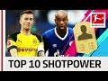 Top 10 Shot Power - EA SPORTS FIFA 19 - Reus, Naldo & Other Sharp Shooters -