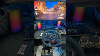 My New Logitech g29 Steering Wheel Setup Forza Horizon 5 pc #shorts #viral #trending #gaming