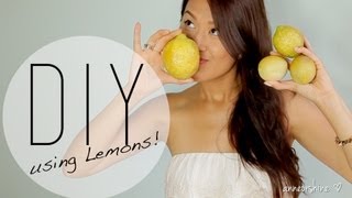 3 Beneficial Beauty DIY Using Lemons | Natural Deodorant | ANNEORSHINE