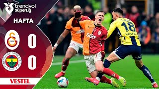 Galatasaray (0-0) Fenerbahçe - Özetler/Özet | Trendyol Süper Lig - 2024/25