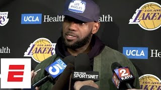 LeBron James Press Conference after Lakers’ loss vs Blazers | NBA Interviews
