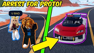 IF YOU ARREST ME, YOU WIN PROTO! | Roblox Jailbreak