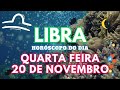 ♎ LIBRA 😱 VAI ACONTECER NESTA QUARTA FEIRA 20 DE NOVEMBRO DE 2024.