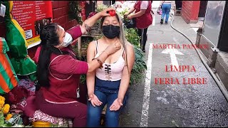 MARTHA PANGOL - THE ORIGINAL LIMPIA OF CUENCA - ECUADOR (Feria Libre)  ASMR SPIRITUAL CLEANSING