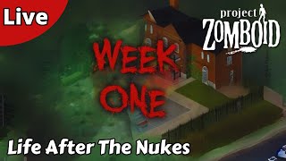 How Long Can We Survive In The Week One Mod? - Project Zomboid - #03 - live