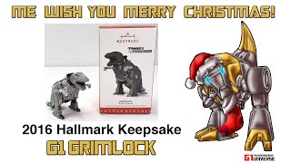 2016 Hallmark G1 Transformers Grimlock Christmas Ornament