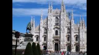 イタリアミラノのドゥオーモ(大聖堂)観光旅行動画Italy Milan travel video.Duomo,Galleria Vittorio Emanuele II