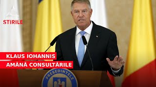 ATENȚIE: Iohannis a chemat partidele la consultări pentru desemnarea Premierului