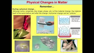 Science Lesson 1 - Changes in Materials