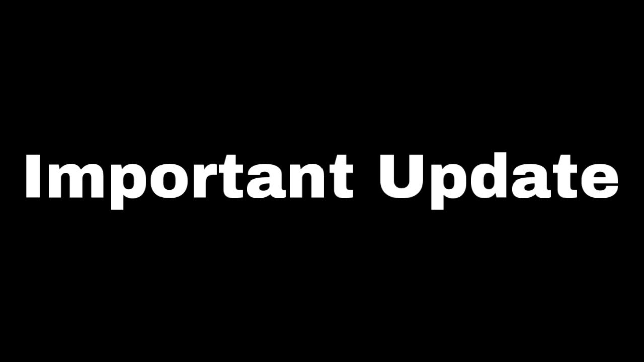 Important Update Youtube