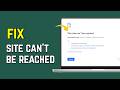“This Site Can’t Be Reached” Error? Easy Fix in 1 Minute (2026 Guide)