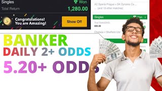 SURE BANKER, SURE WINNING 2+ ODDS DAILY & 5+ ODDS WTH SPORTY BET CODE - Betting Prediction For today