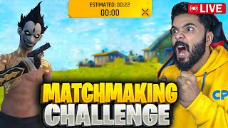 [LIVE] MatchMaking Challenge Stream🔥 | BR Rank Pushing 🌟