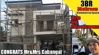 OFW SIMPLE HOUSE |Katas ng OFW,Congrats Mr\u0026Mrs Ernel\u0026Mezolaine Cabangal,Qatar Ofw Iloilo Philippines