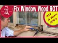 How to Repair a Rotted Window Frame | Fix Rotted Window Sill From Outside