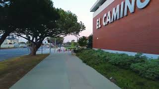 El Camino College field and campus [night]