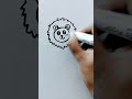 how to draw very simple lion drawing howtodraw kidsdrawing shorts @theartandcraftroom