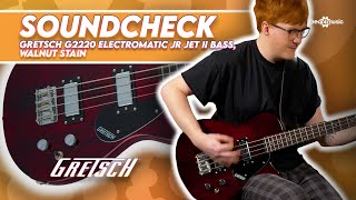 SOUNDCHECK | Gretsch G2220 Electromatic Jr Jet II Bass, Walnut Stain