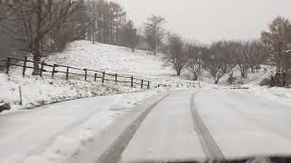 【2024年12月8日】キゴ山は雪が積もっていました