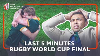 Closing moments of the Rugby World Cup 2023 final with Bryan Habana's LIVE reaction!
