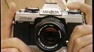 1981 Minolta XGM SLR Camera TV Commercial