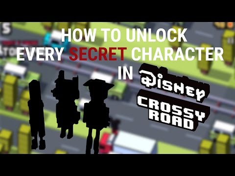 How to unlock every SECRET CHARACTER in DISNEY CROSSY ROAD