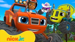 Baby Blaze and the Monster Machines Save the Day! w/ Zeg \u0026 Sparkle #2 | Nick Jr.