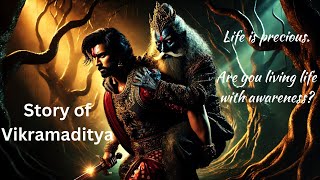 Story of Vikramaditya in English | Are you living life with awareness?  Osho Speech