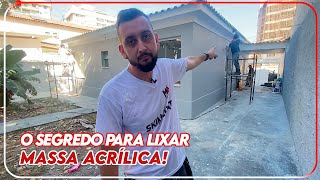 COMO LIXAR MASSA ACRÍLICA MUITO FÁCIL