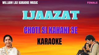 CHOTI SI KAHANI SE KARAOKE VIDEO#williamlaxkaraokemusic #cleanhindikaraokemusic #hindikaraoke #love