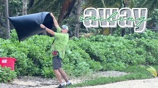 Blustery Beach Walk  Caribbean Winds on December 1, 2024 🌬️🏝️