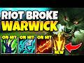 Riot just completely broke Warwick with this Lethal Tempo Rework... (TOP LANE BULLY)