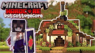 Base upgrades and getting an ELYTRA in Hardcore Minecraft! 🐲 Ep. 5 - 1.19 Hardcore but Cottagecore 🍄