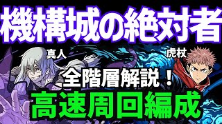 【全階層解説】虎杖×真人で機構城の絶対者攻略！【パズドラ】【呪術廻戦】