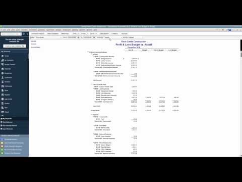How to Create a Budget to Actual Report in QuickBooks How to Create a Budget to Actual Report in QuickBooks